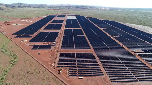 Rio Tinto's Gudai-Darri 34MW Solar Farm.