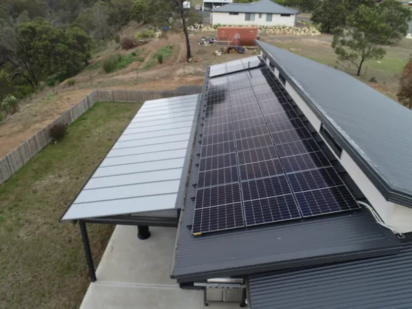 Solar panel installation by I Want Energy Solar Tasmania.