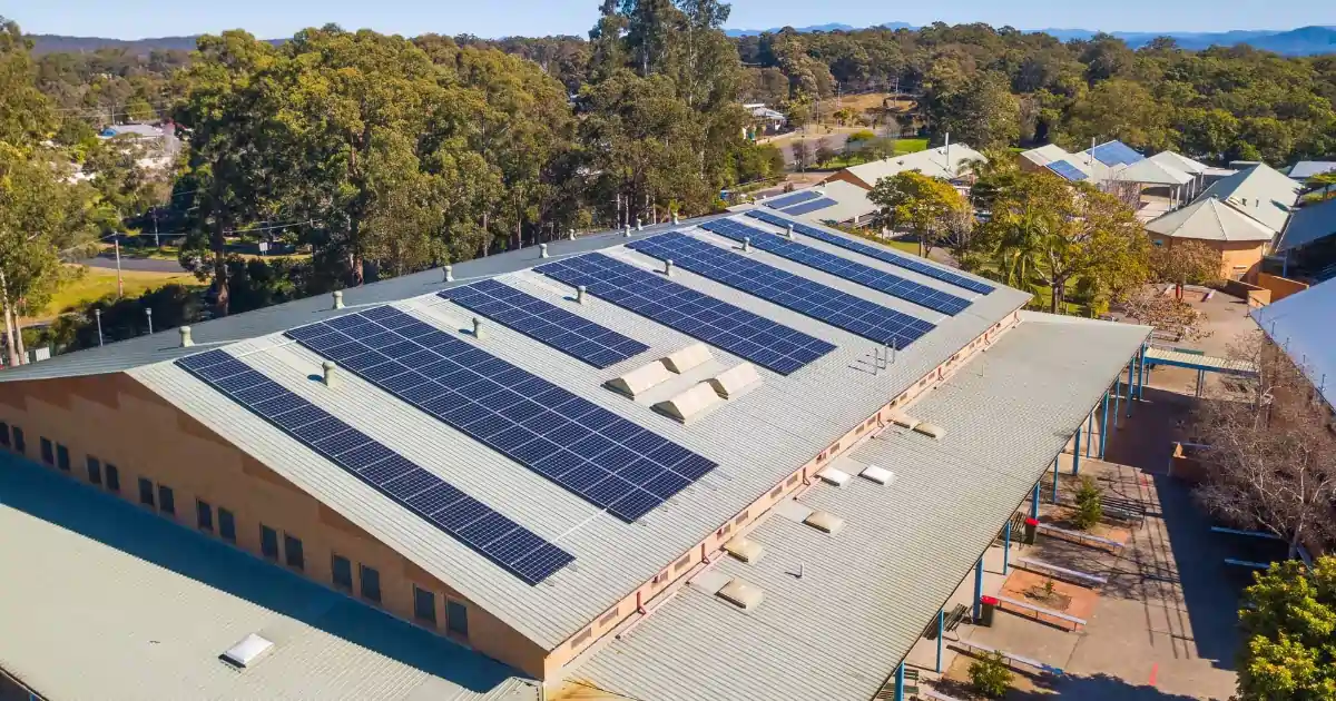 90kW Solar Power at Melville High School in Kempsey NSW