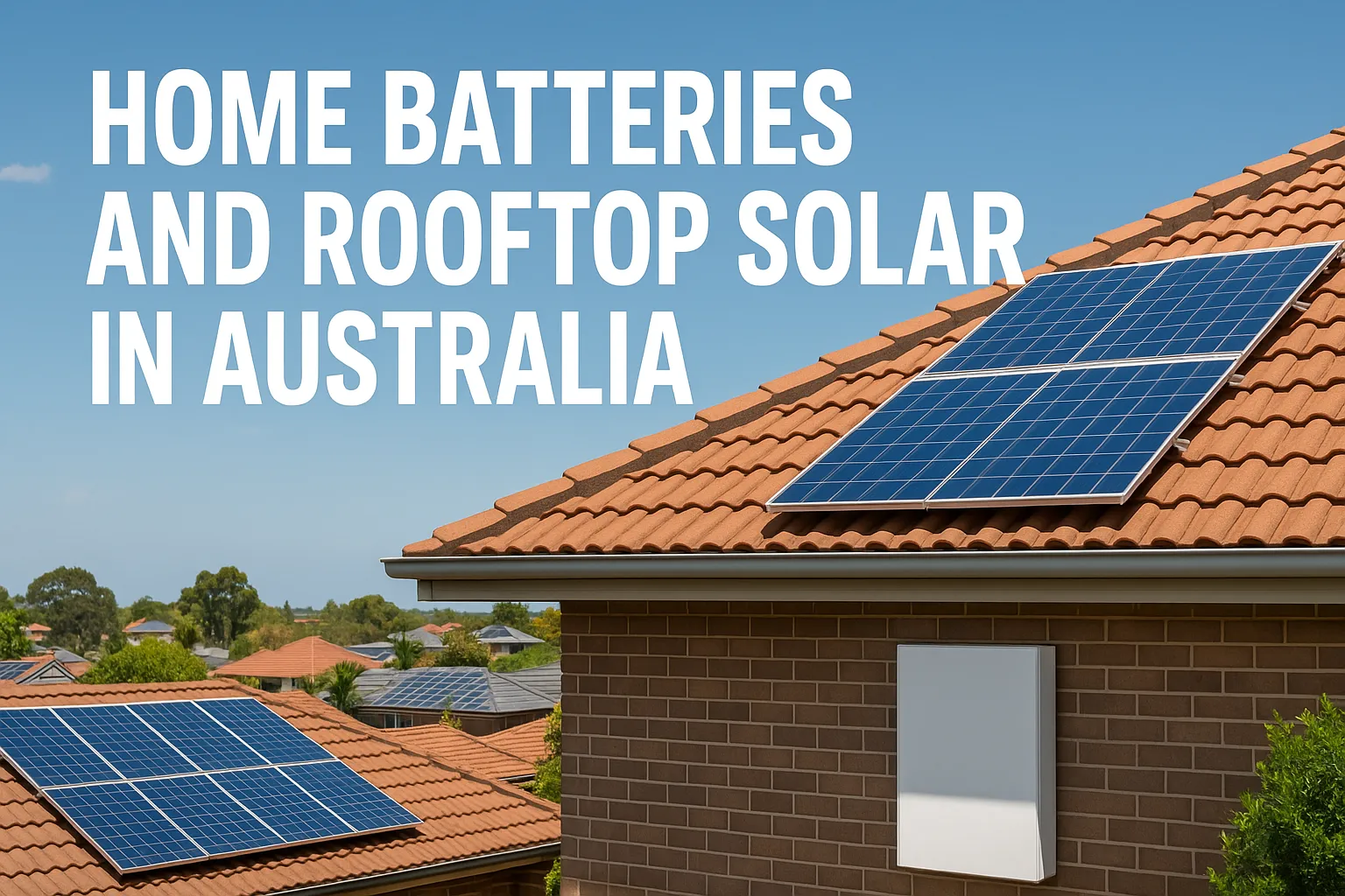 Batteries and Rooftop Solar Changing Aussie Homes