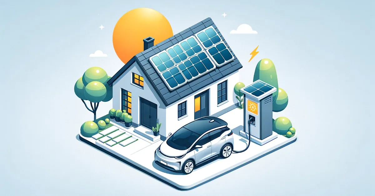 Solar Energy for Electric Vehicle Charging at Home