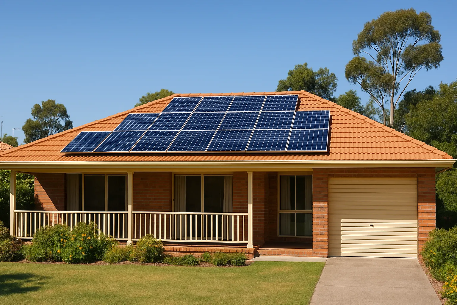 Solar panels without the waffle