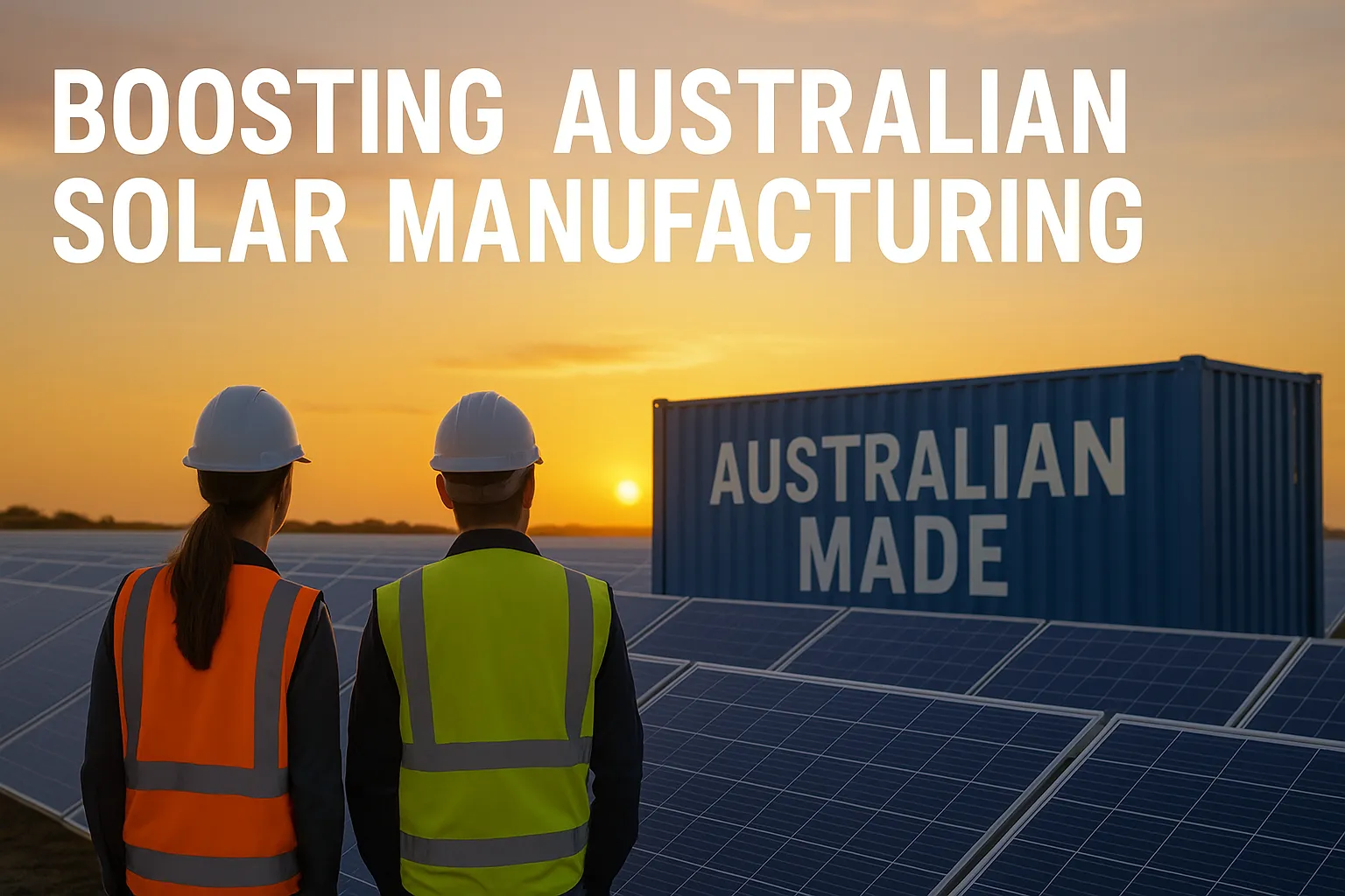 Kick-Start Aussie Solar Manufacturing
