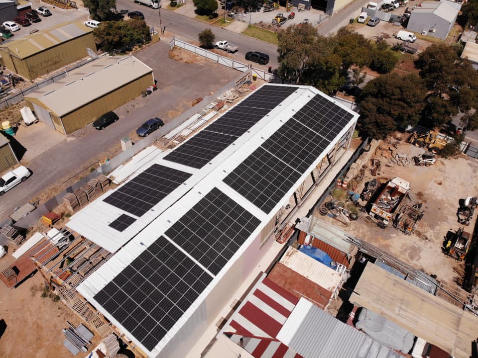 Adelaide Sparks and Solar panel installation