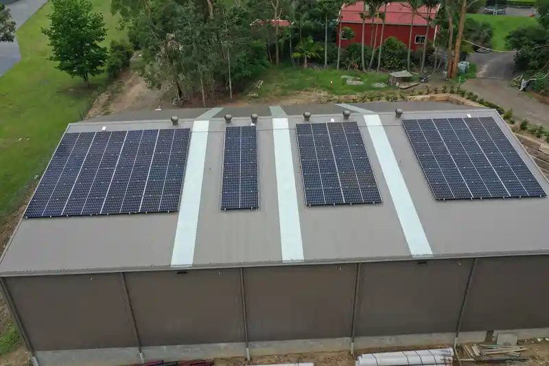 22.2kW solar power system installed by AYKA Solar.