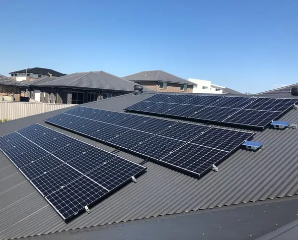 Solar panel installation by Avery Solar and Electrical of Blue Mountains.