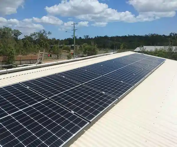 Solar panel installation in Urangan by Connect It Electrical.