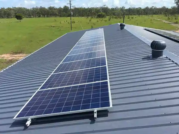 Solar panel installation in by Connect It Electrical.