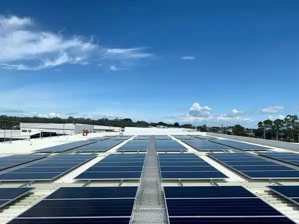 Solar panel installation by Delta Electrics Power Solutions of Darwin.
