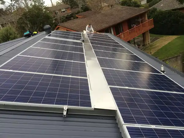 5kW home solar panel installation by Edelman Electrics.