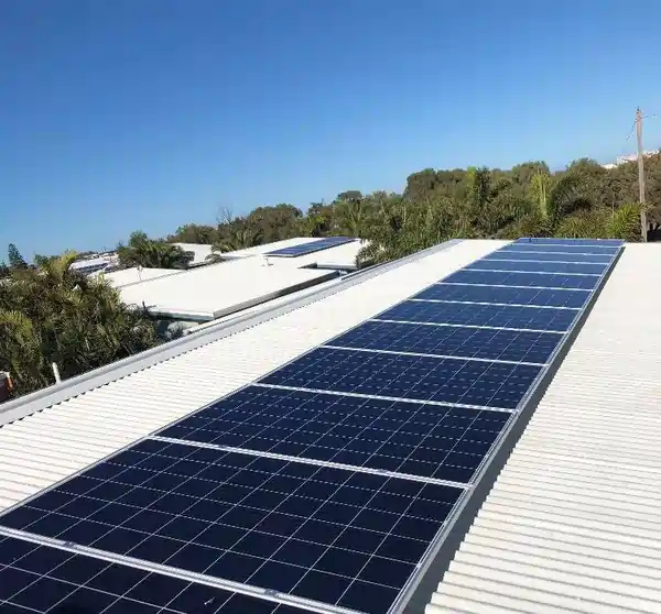 Solar panel installation by Electric Cool Solar.