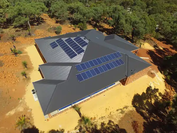 Home solar panel installation by Geraldton Solar Force.