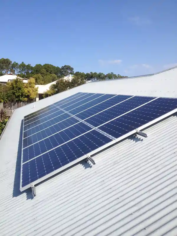 Solar panel installation by Gold Coast City Electrical of Upper Coomera.
