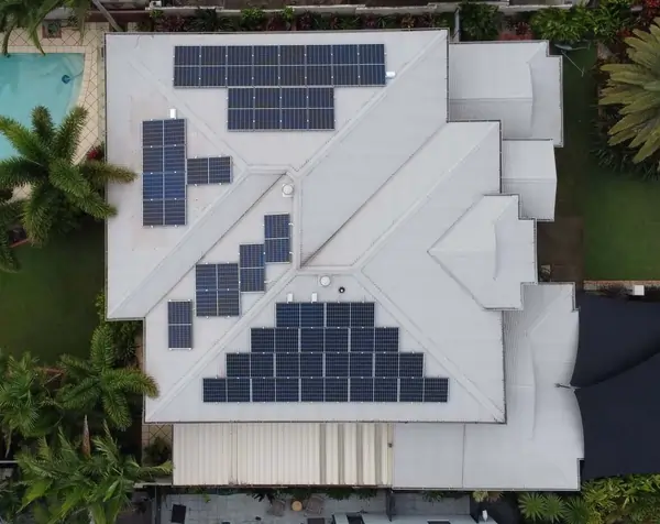 13.3kW home solar power system installed by Gold Coast Solar Power Solutions.