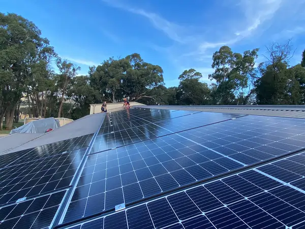 Solar panel installation by Helcro Solar of Melbourne.