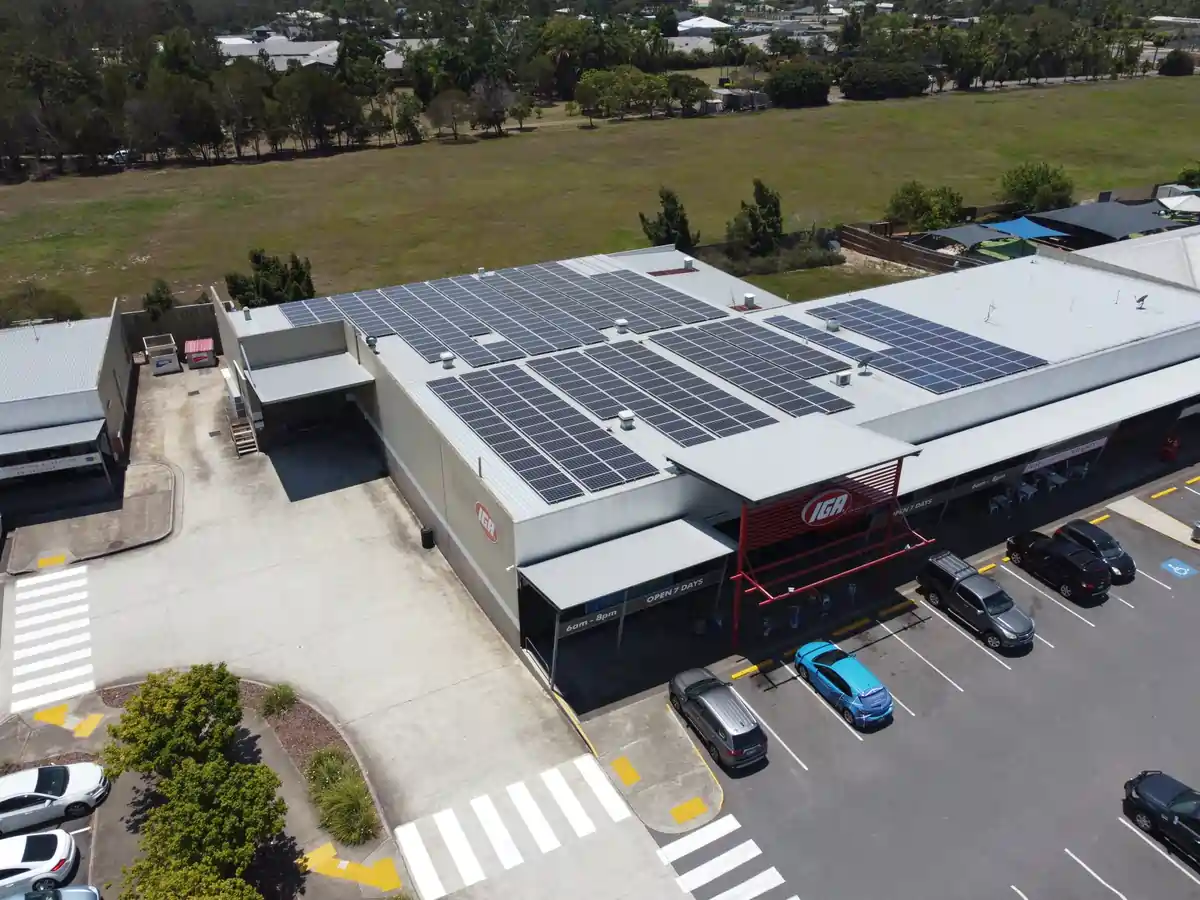 Solar installation at Laura Johnson Nursing Home.