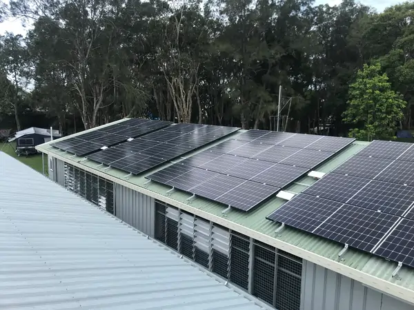 Solar power system installed at Noosa Sea Scouts Camp on the Sunshine Coast by Island Energy.