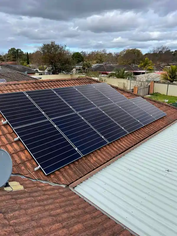 Solar panel installation by JJA Solar of Kirrawee, Sydney.