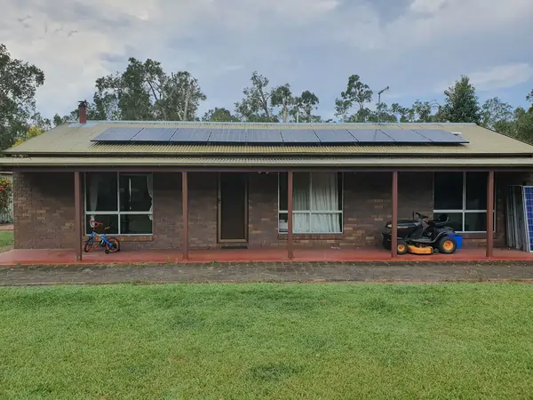 Home solar panel installation by LMS Solar and Electrical of Brisbane.