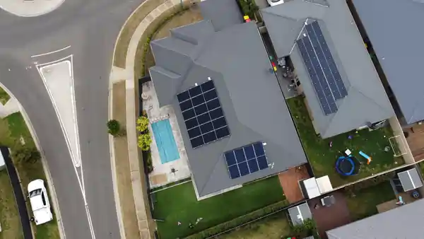 Home solar panel installation by Macarthur Solar of Campbelltown NSW.