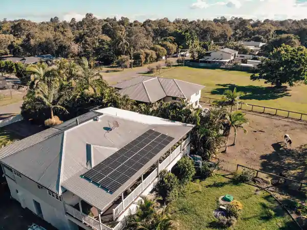 Solar panel installation by Maritz Electrical of Brisbane.