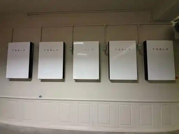 Tesla Powerwalls installed by Natural Solar.