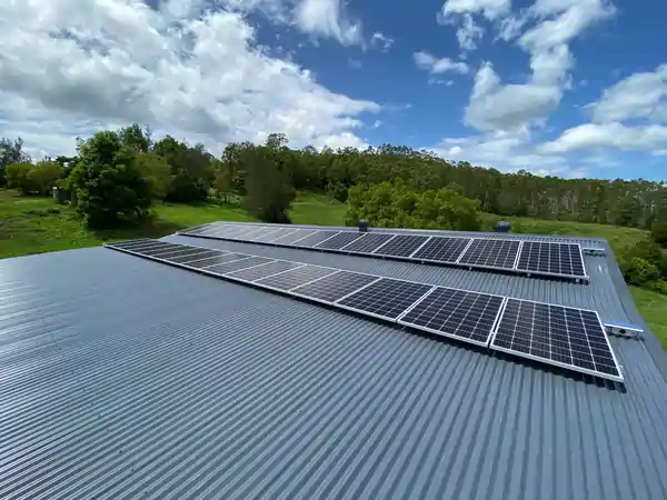 Solar panel installation by Neal Nugent Electrical and Solar.