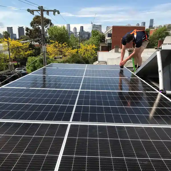 Solar panel installation by O’Brien Electrical and Plumbing Rowville.