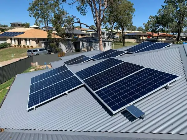Solar panel installation by Oz Solar Needs of Brisbane.