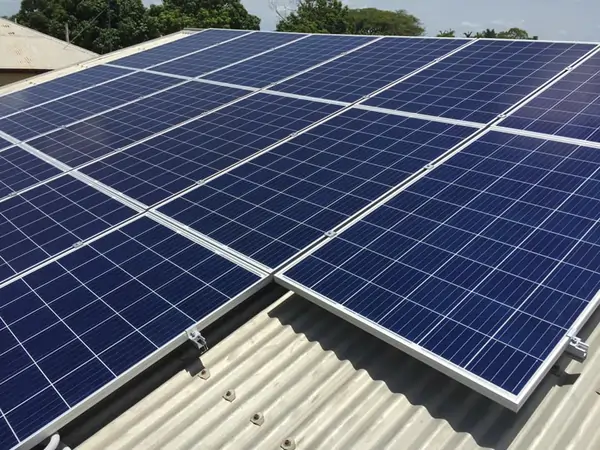 Solar panel installation by Oz Solar Needs of Brisbane.