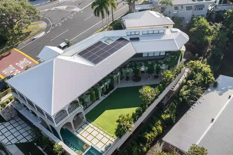 Home solar panel installation in Paddington, Queensland by Paramount Energy.