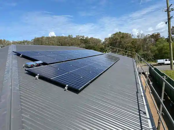 Solar panel installation by RJAY Electrical Services in Hemmant 4174 Brisbane.