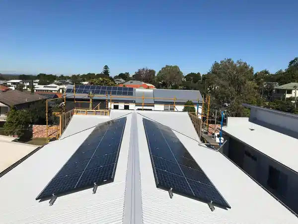 Solar panel installation by RJAY Electrical Services in Corinda.