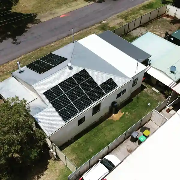 6.6kW solar power system in Cardiff installed by Rising Sun Solar and Electrical of NSW Central Coast.