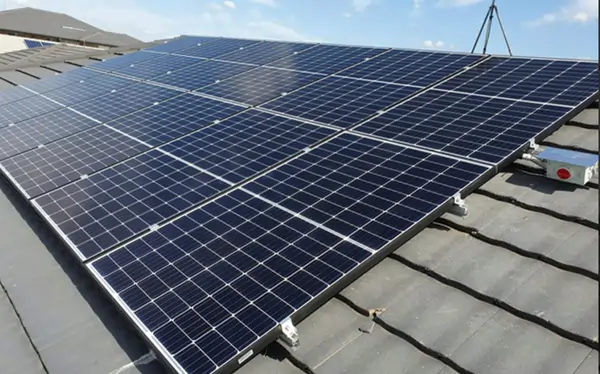 Solar panel installation by Solar Mission Australia.