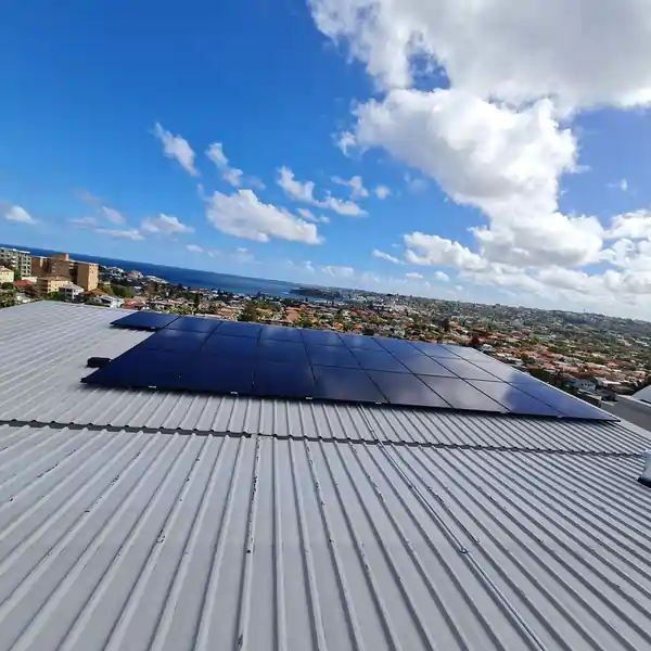 Home solar panel installation by Solaray Energy.