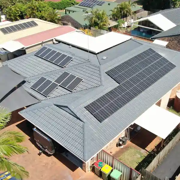 Home solar panel installation by Solenergy Group of Redland Bay Queensland.