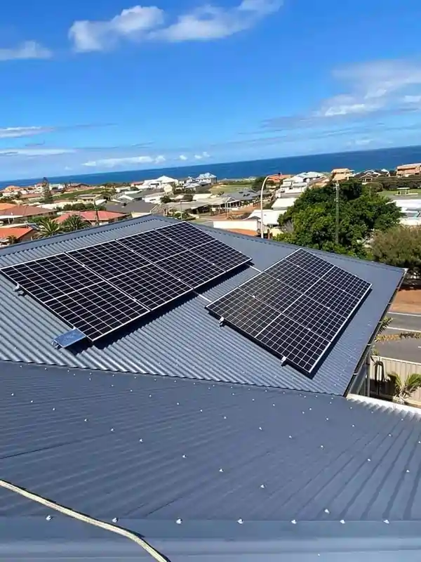 Home solar panel installation by Sun City Solar of Geraldton.