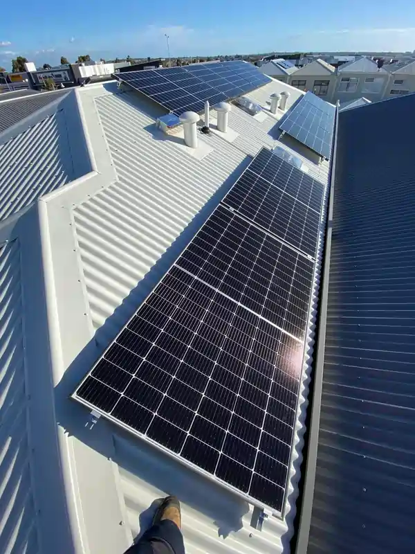Solar panel installation by Sungain Solar.