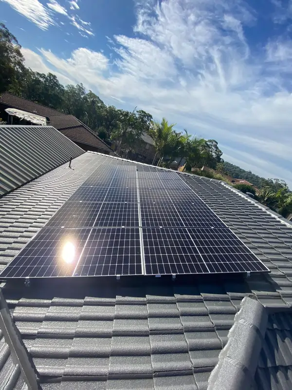 Solar panel installation by Sydney Air And Solar.