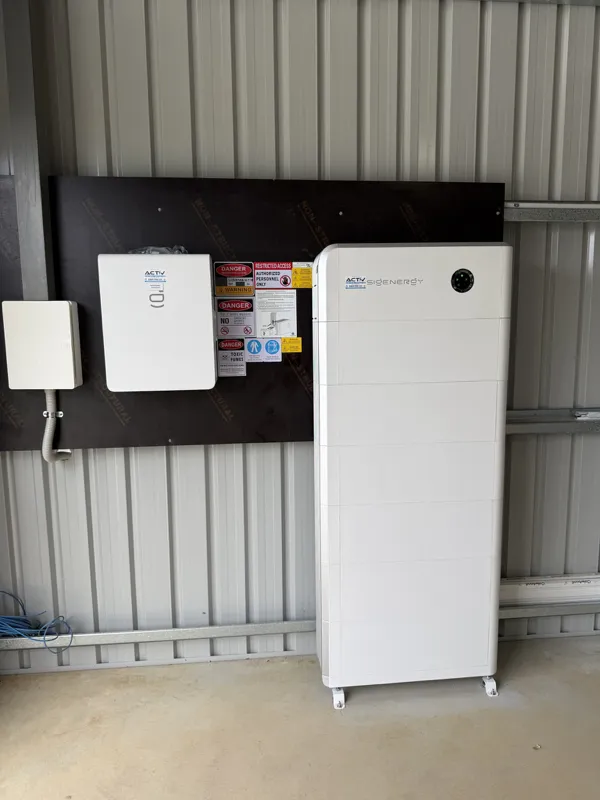 Sigenergy modular home battery install.