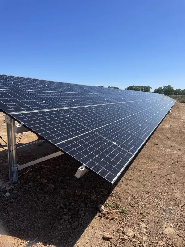 80kW Ground mount solar install image from the Active Energy Group facebook page.