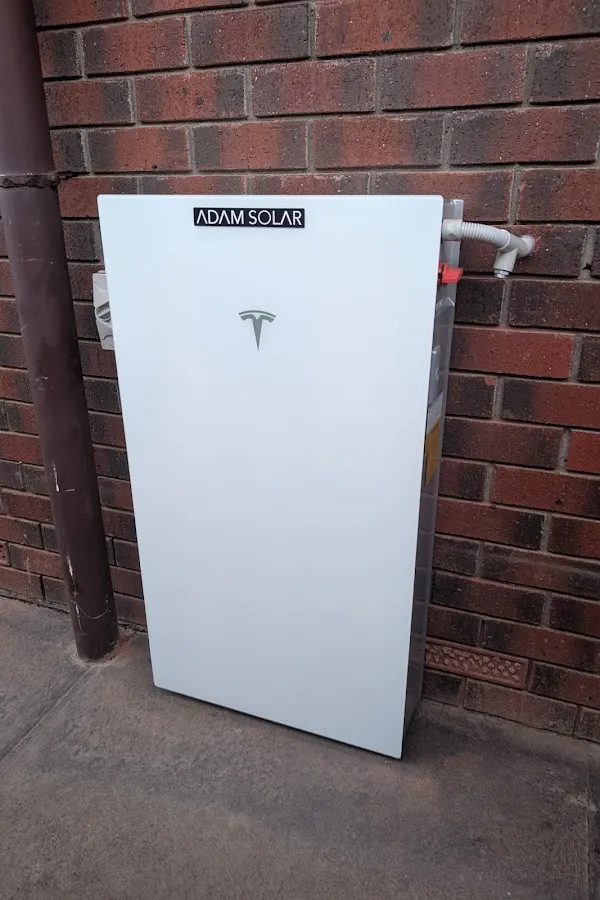 Tesla Powerwall installation. Image from Adam Solar's Google Maps listing.