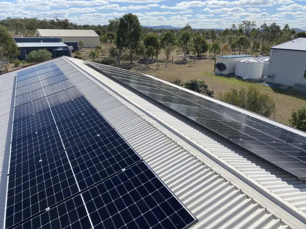 Solar panel image from the AMG Electrical Solutions Facebook page.
