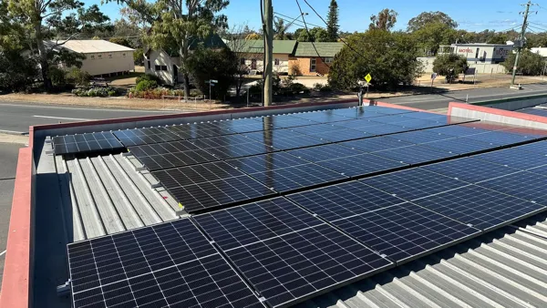 28.16kW commercial solar panel installation.