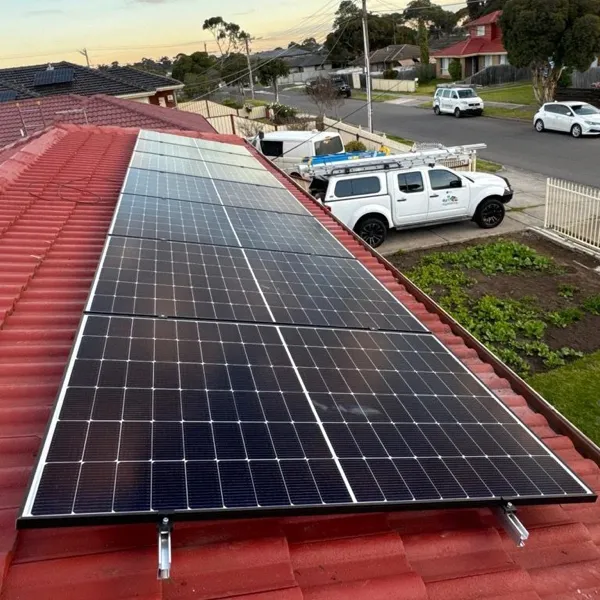 6.6kW solar panel installation image from Arinna Solar's Facebook page.