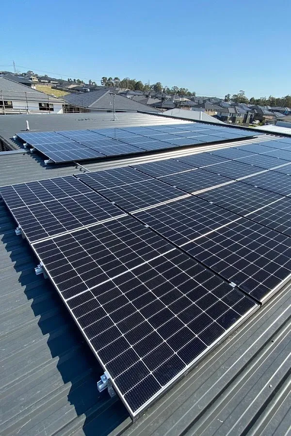 Solar panel installation.