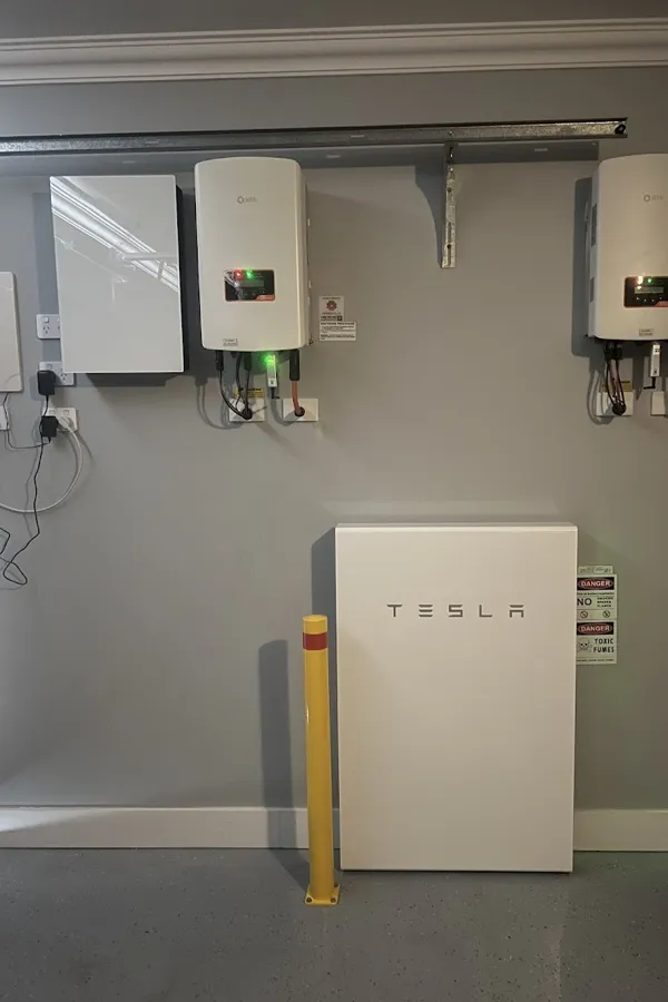 Tesla Powerwall installation.