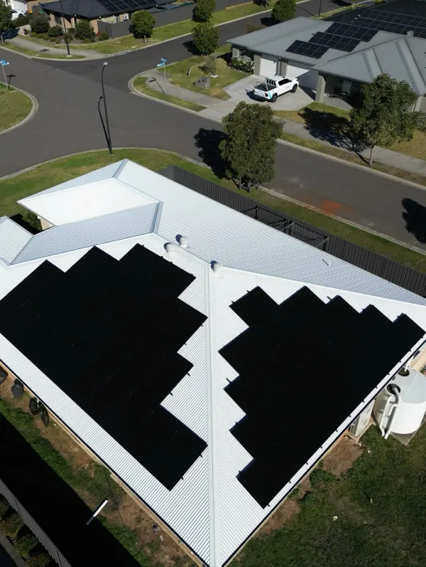 Home solar power system installation at Cliftleigh NSW.