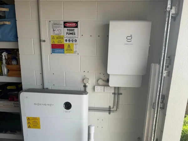 Sigenergy home battery installation.